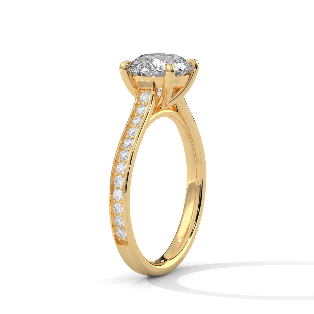 round-14k yellow gold|round-18k yellow gold