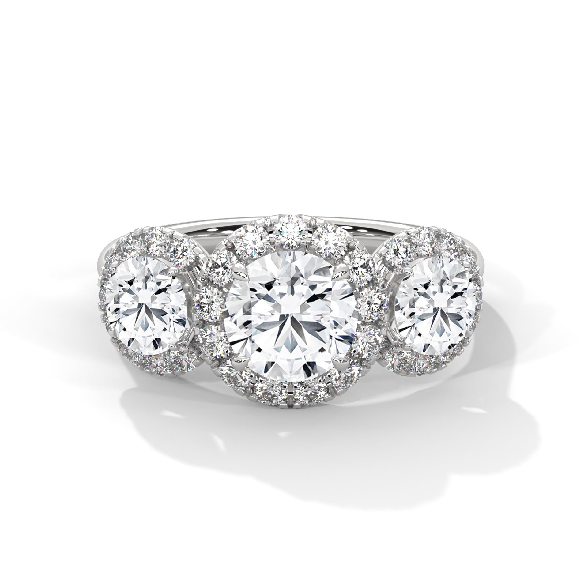 round-14k white gold|round-18k white gold|round-platinum