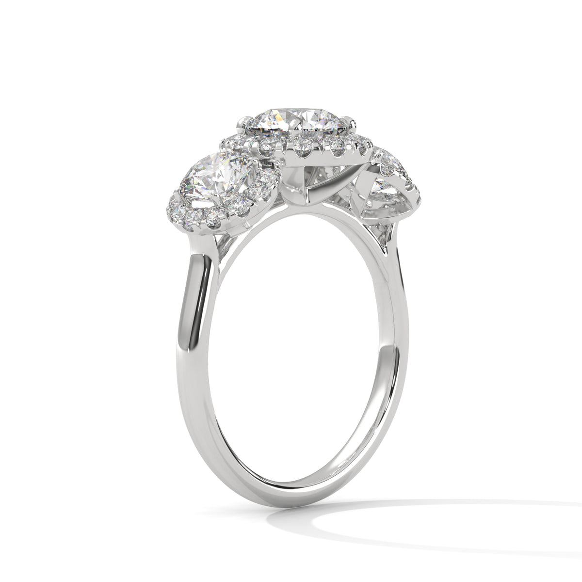 round-14k white gold|round-18k white gold|round-platinum