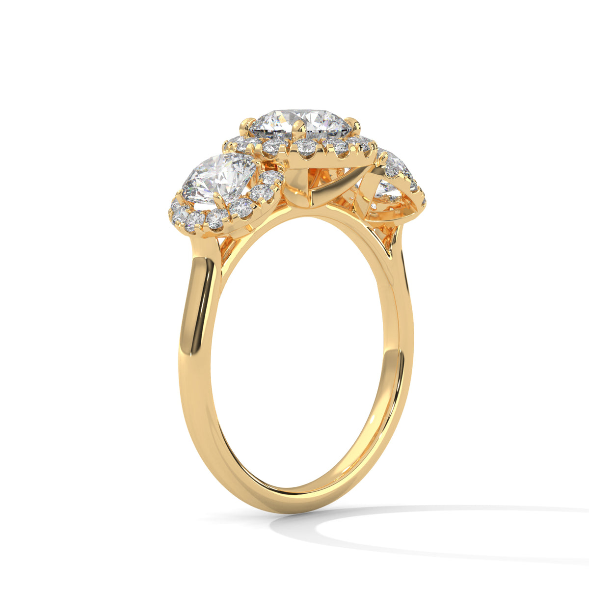round-14k yellow gold|round-18k yellow gold