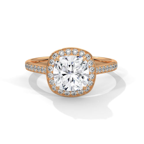 Load image 1 in gallery view. cushion-14k rose gold|cushion-18k rose gold