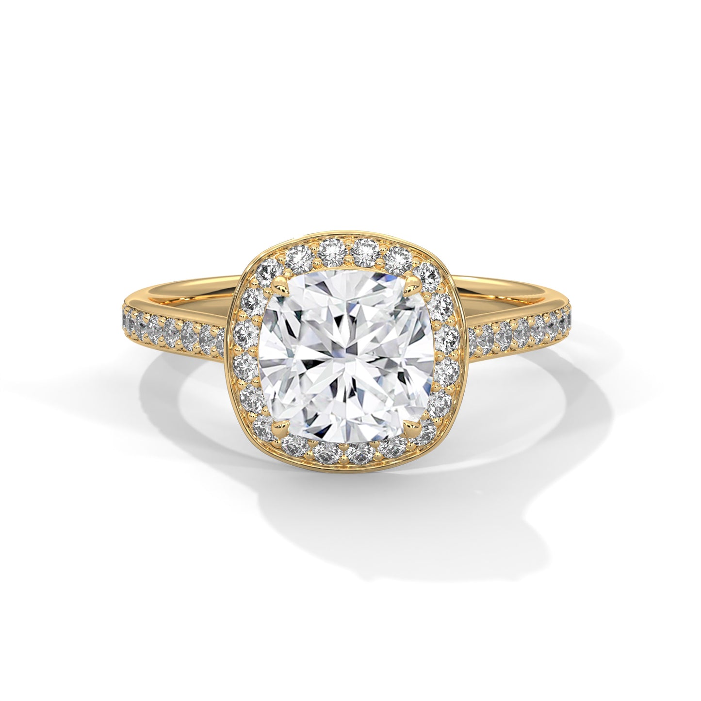 cushion-14k yellow gold|cushion-18k yellow gold