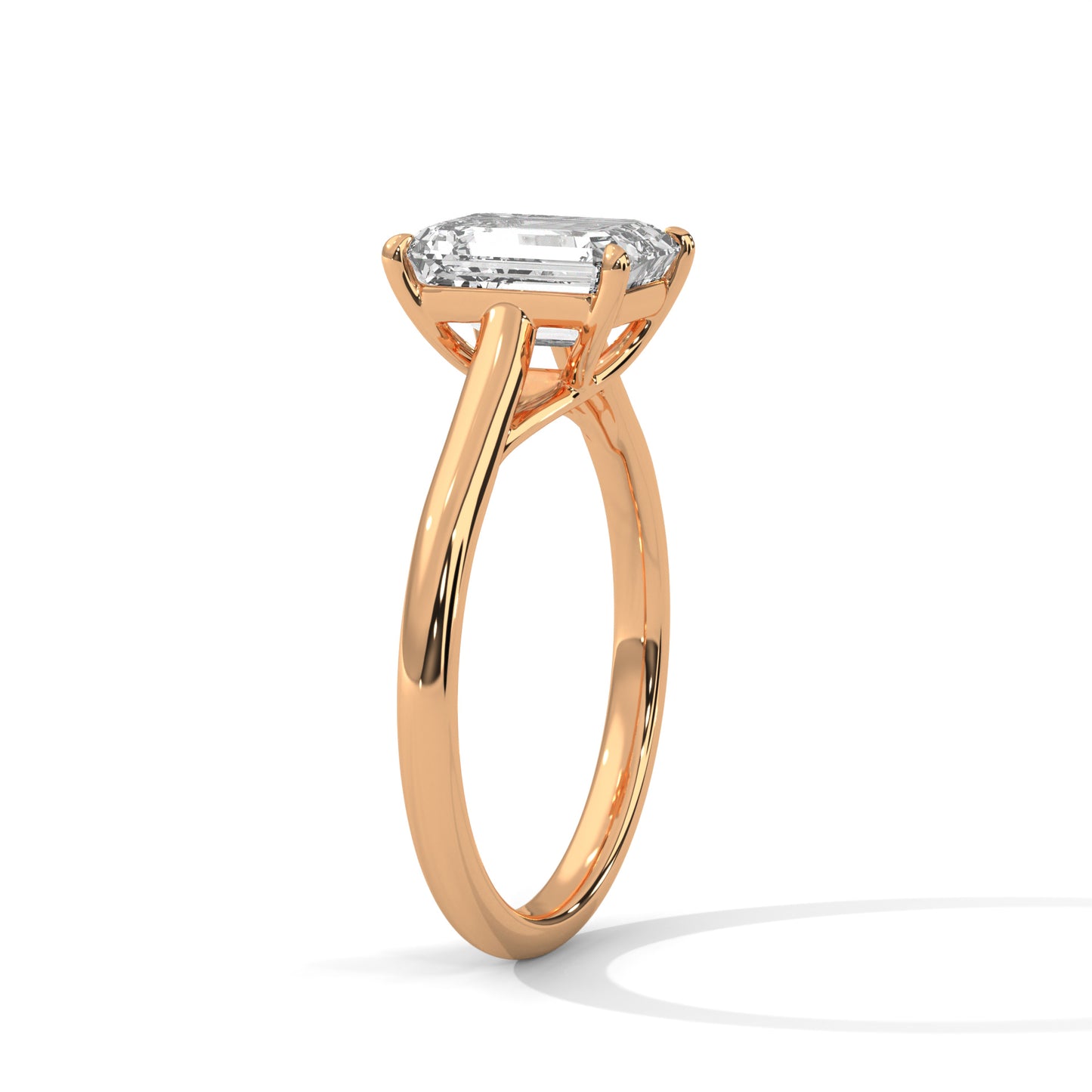 emerald-14k rose gold|emerald-18k rose gold