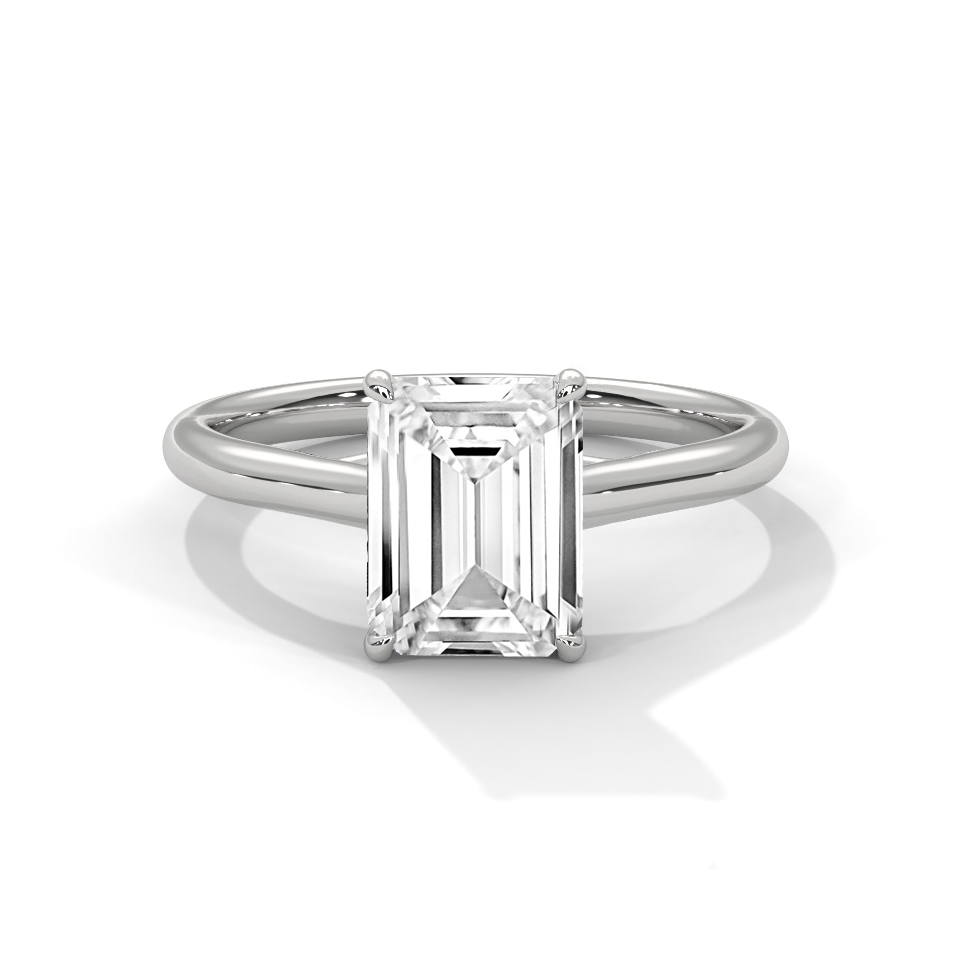 emerald-14k white gold|emerald-18k white gold|emerald-platinum
