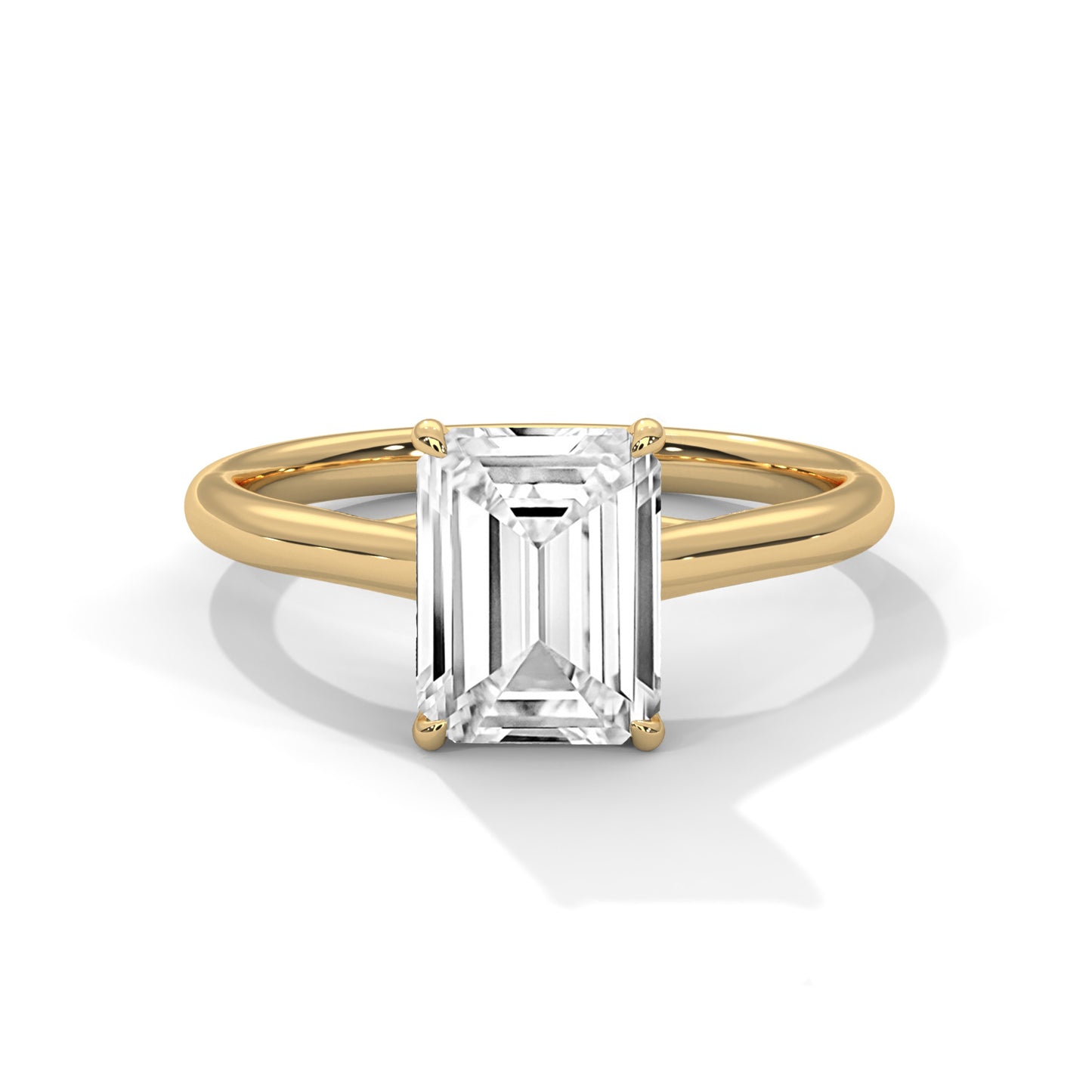 emerald-14k yellow gold|emerald-18k yellow gold