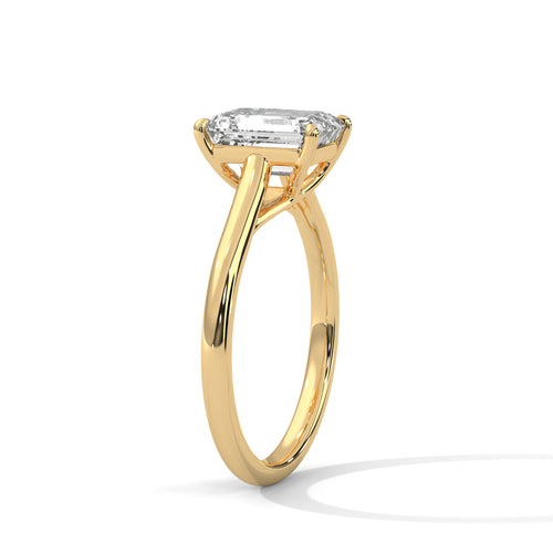 Load image 1 in gallery view. emerald-14k yellow gold|emerald-18k yellow gold