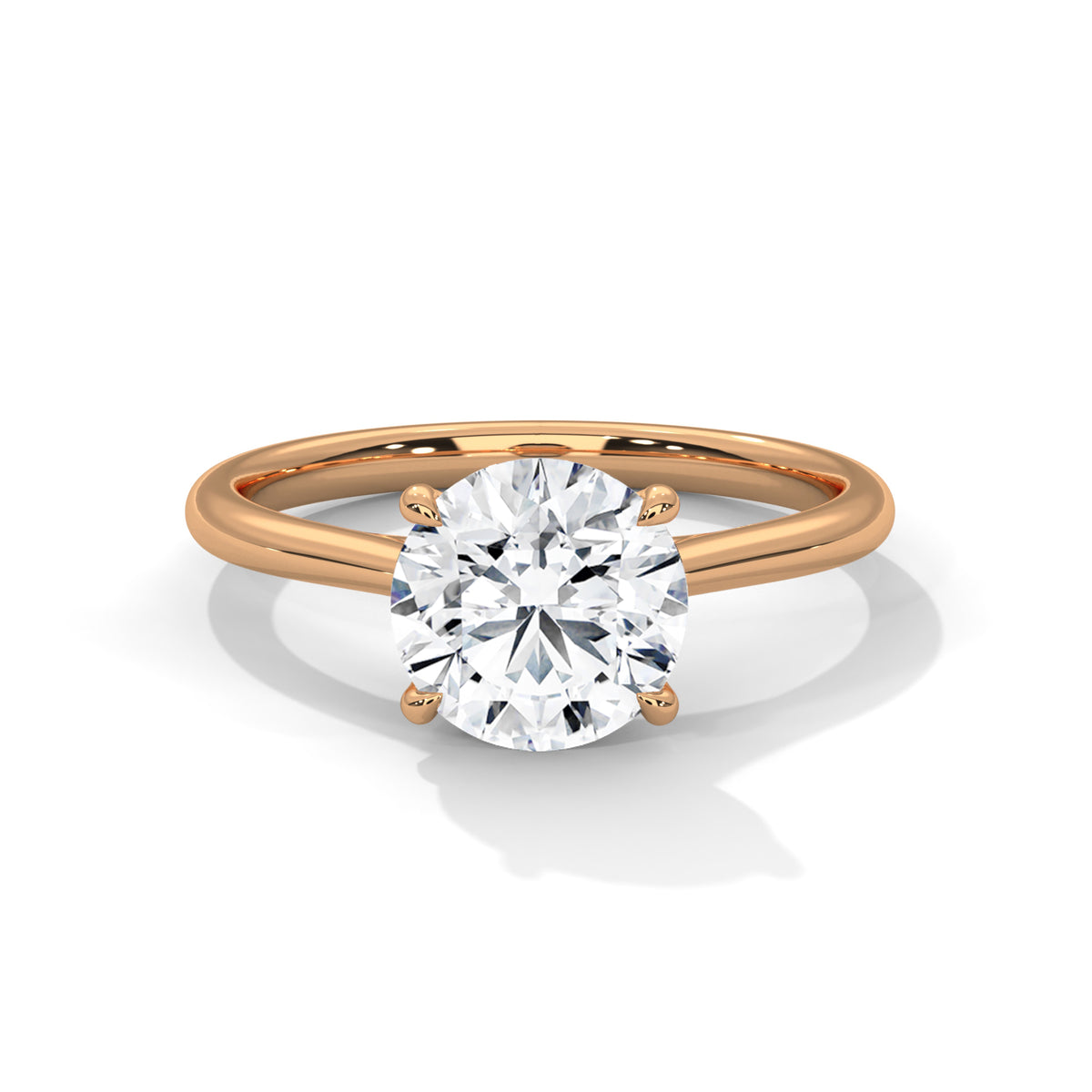 round-14k rose gold|round-18k rose gold