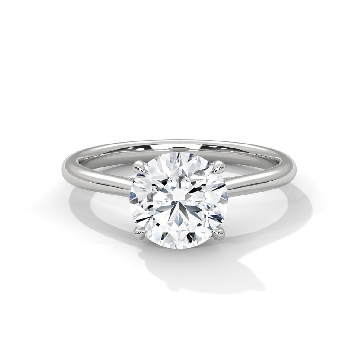 round-14k white gold|round-18k white gold|round-platinum
