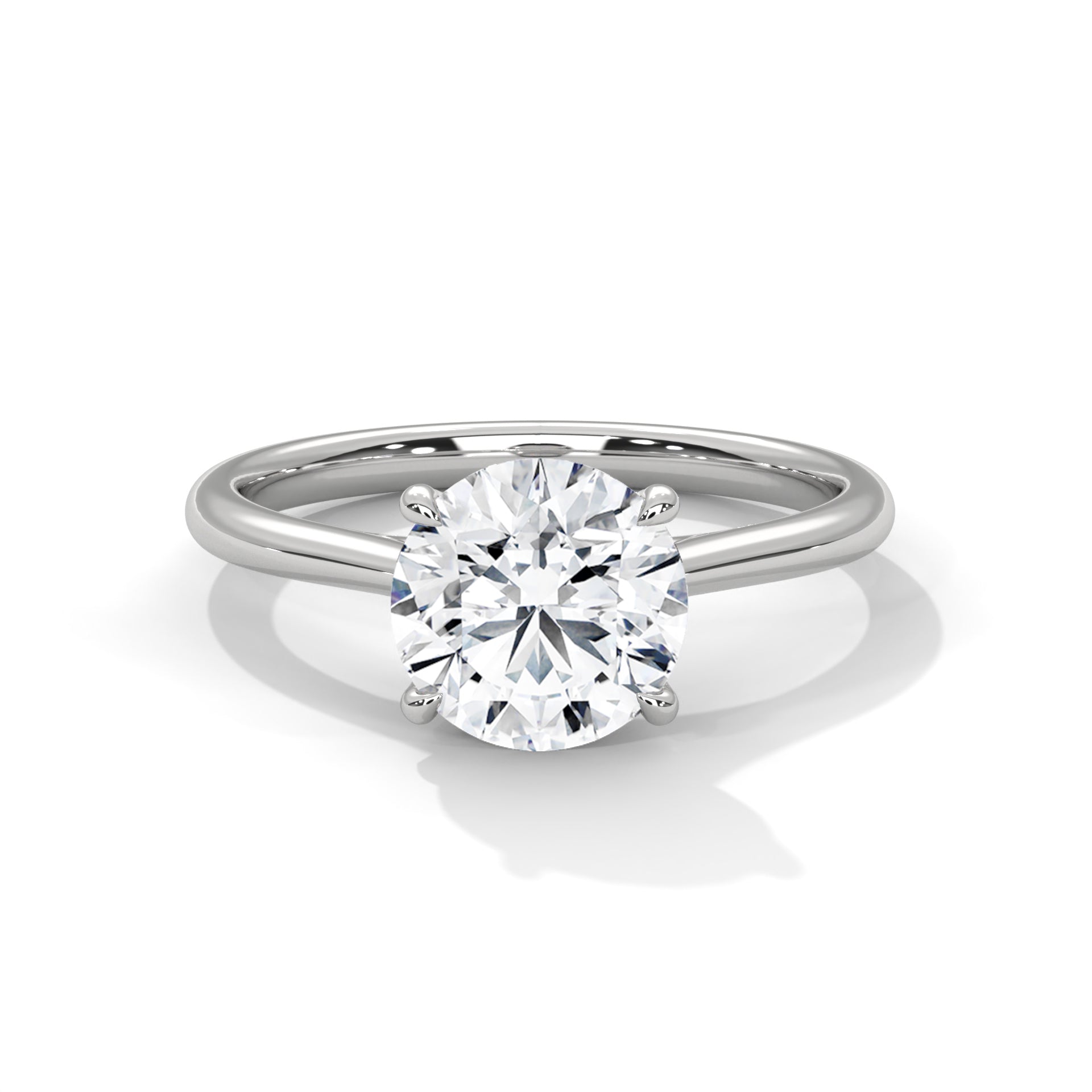 round-14k white gold|round-18k white gold|round-platinum