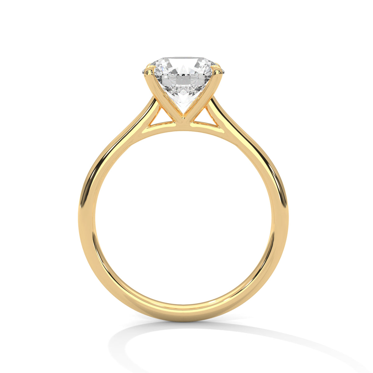 round-14k yellow gold|round-18k yellow gold