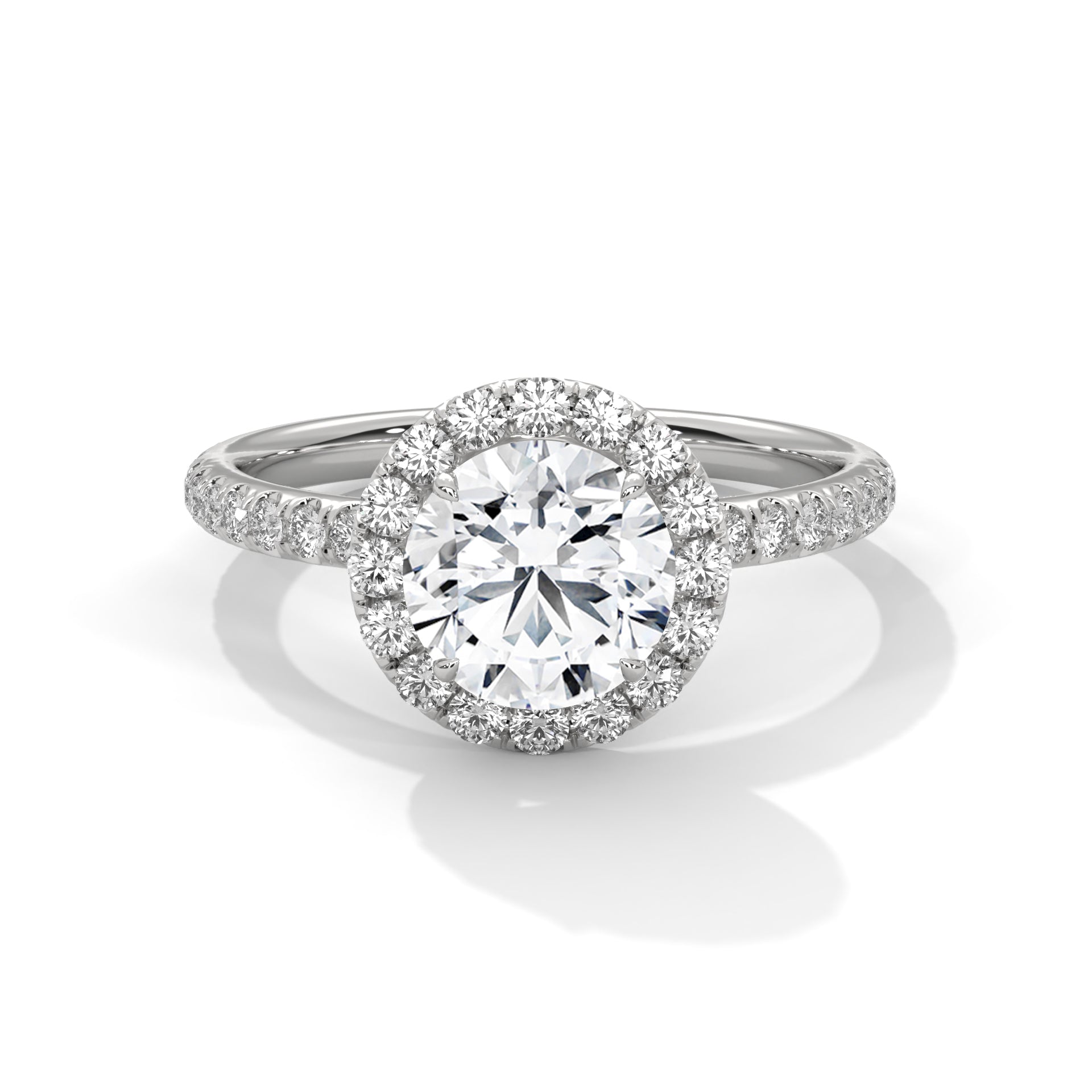 round-14k white gold|round-18k white gold|round-platinum