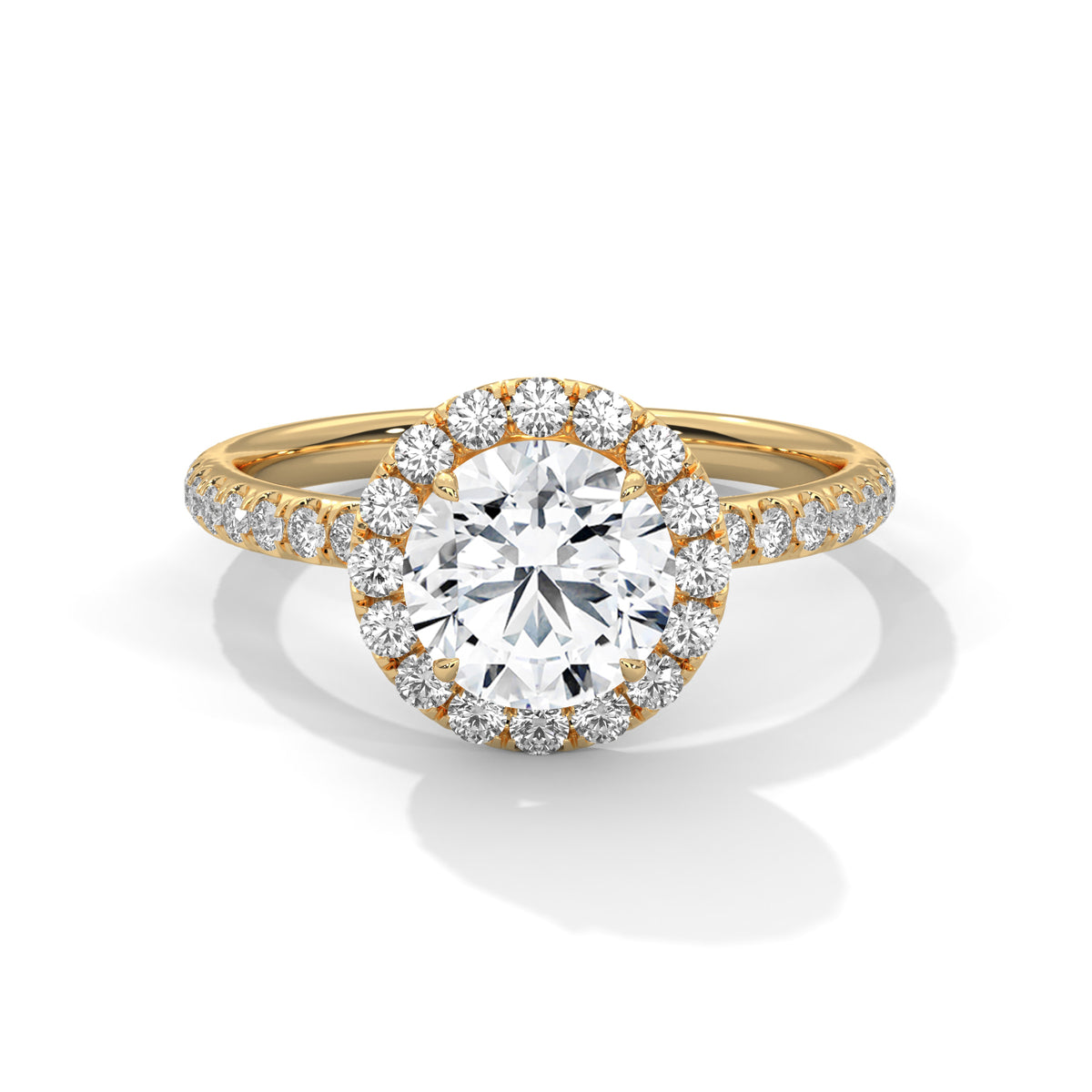 round-14k yellow gold|round-18k yellow gold