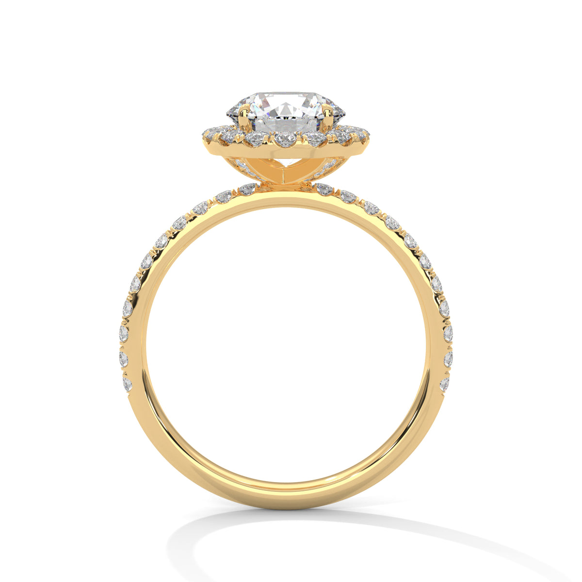 round-14k yellow gold|round-18k yellow gold
