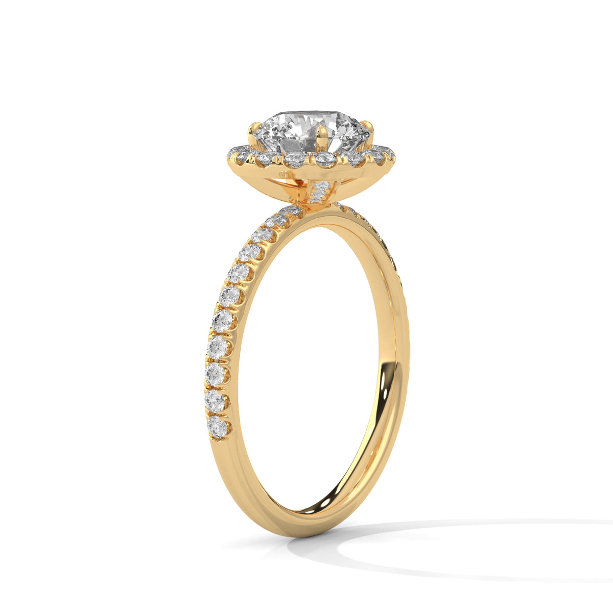 round-14k yellow gold|round-18k yellow gold