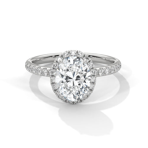 Load image 1 in gallery view. oval-14k white gold|oval-18k white gold|oval-platinum
