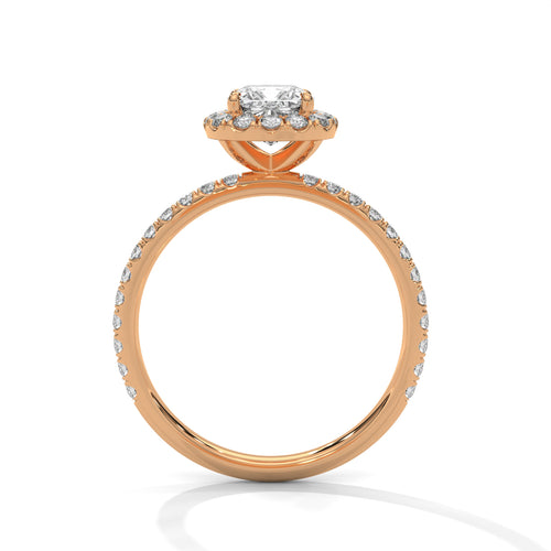 Load image 1 in gallery view. cushion-14k rose gold|cushion-18k rose gold