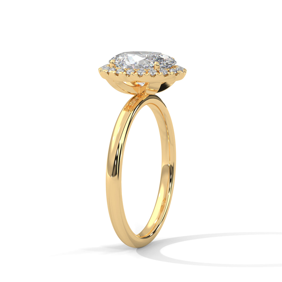 oval-14k yellow gold|oval-18k yellow gold