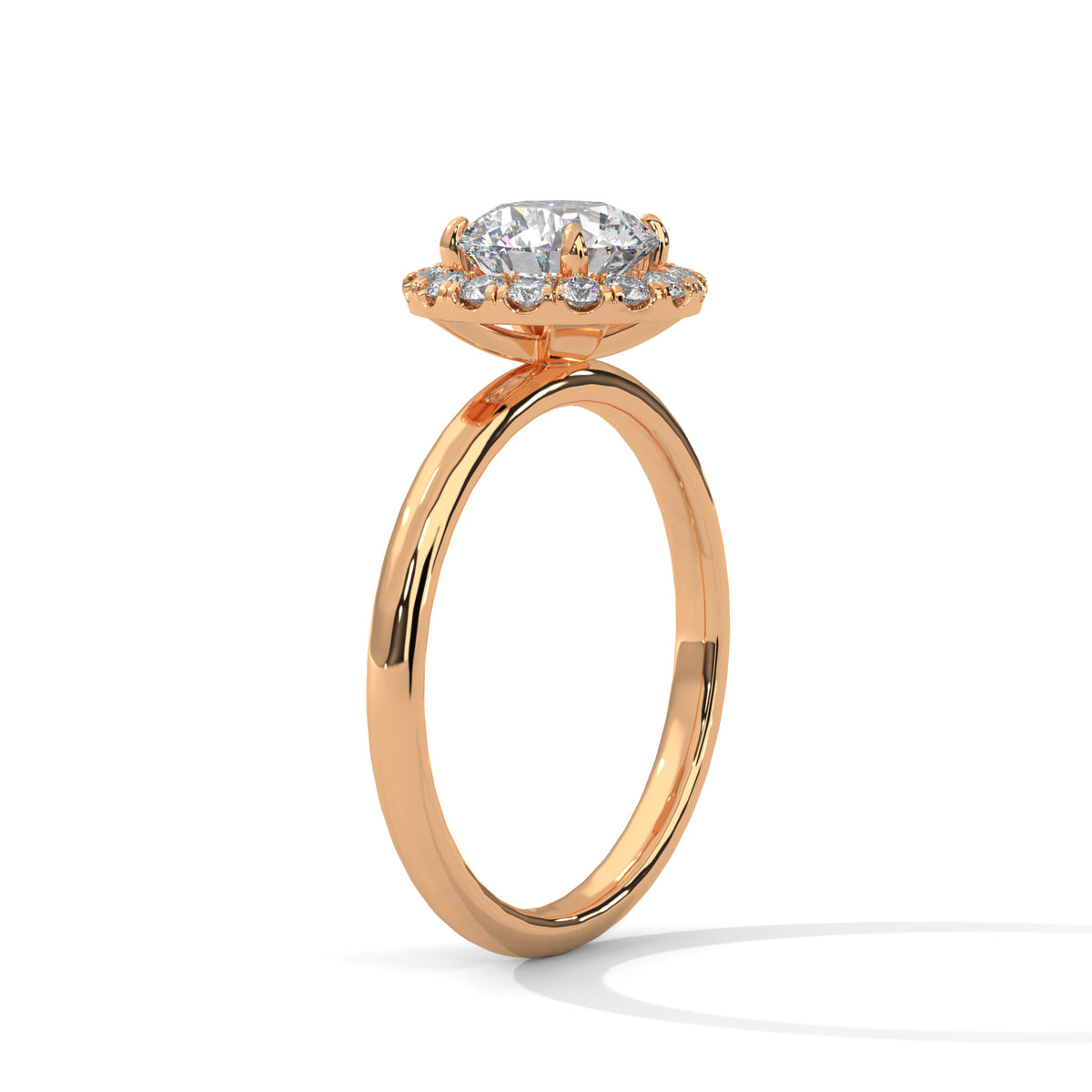 round-14k rose gold|round-18k rose gold