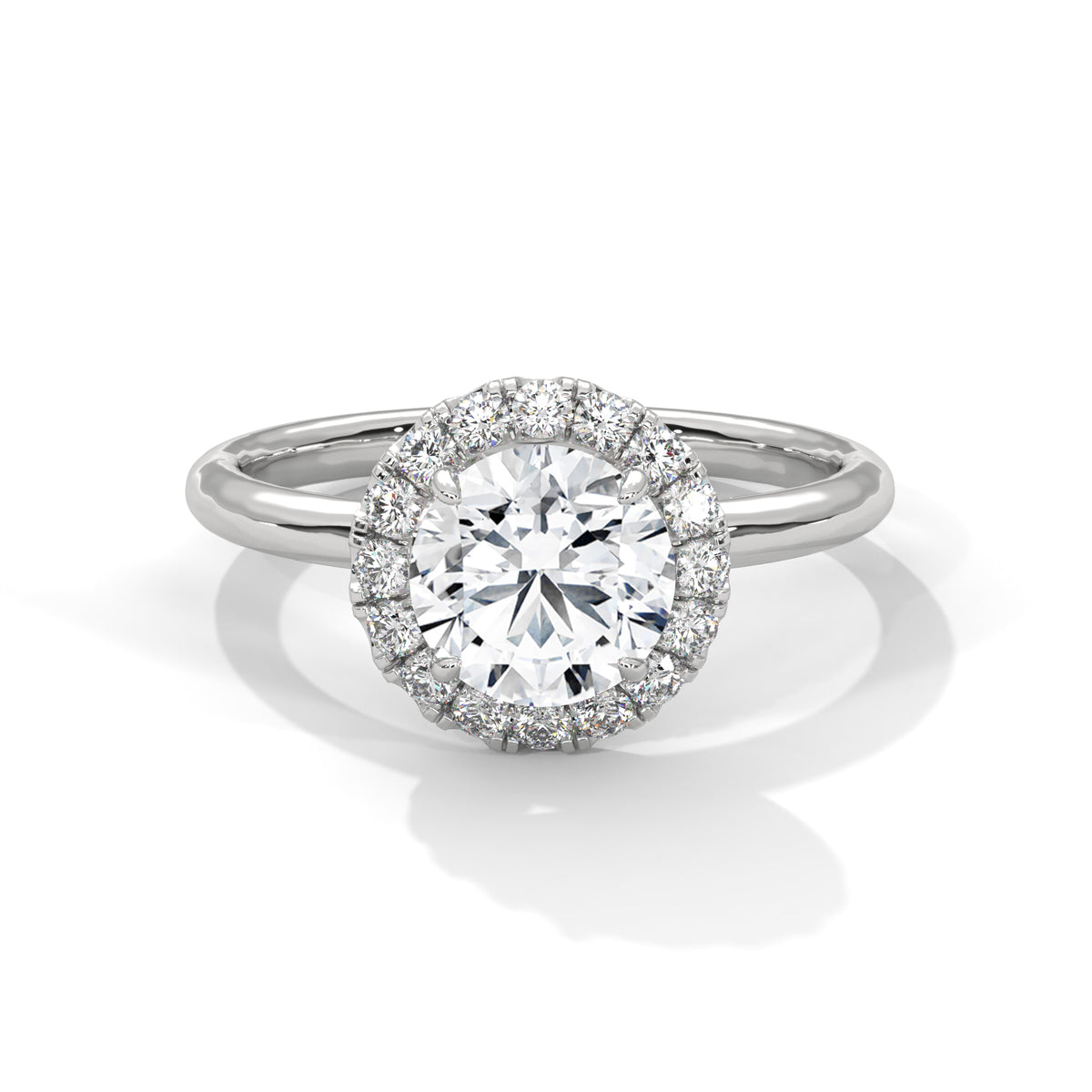 round-14k white gold|round-18k white gold|round-platinum
