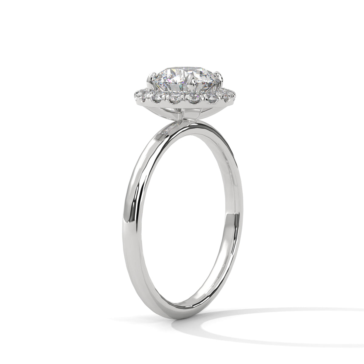 round-14k white gold|round-18k white gold|round-platinum