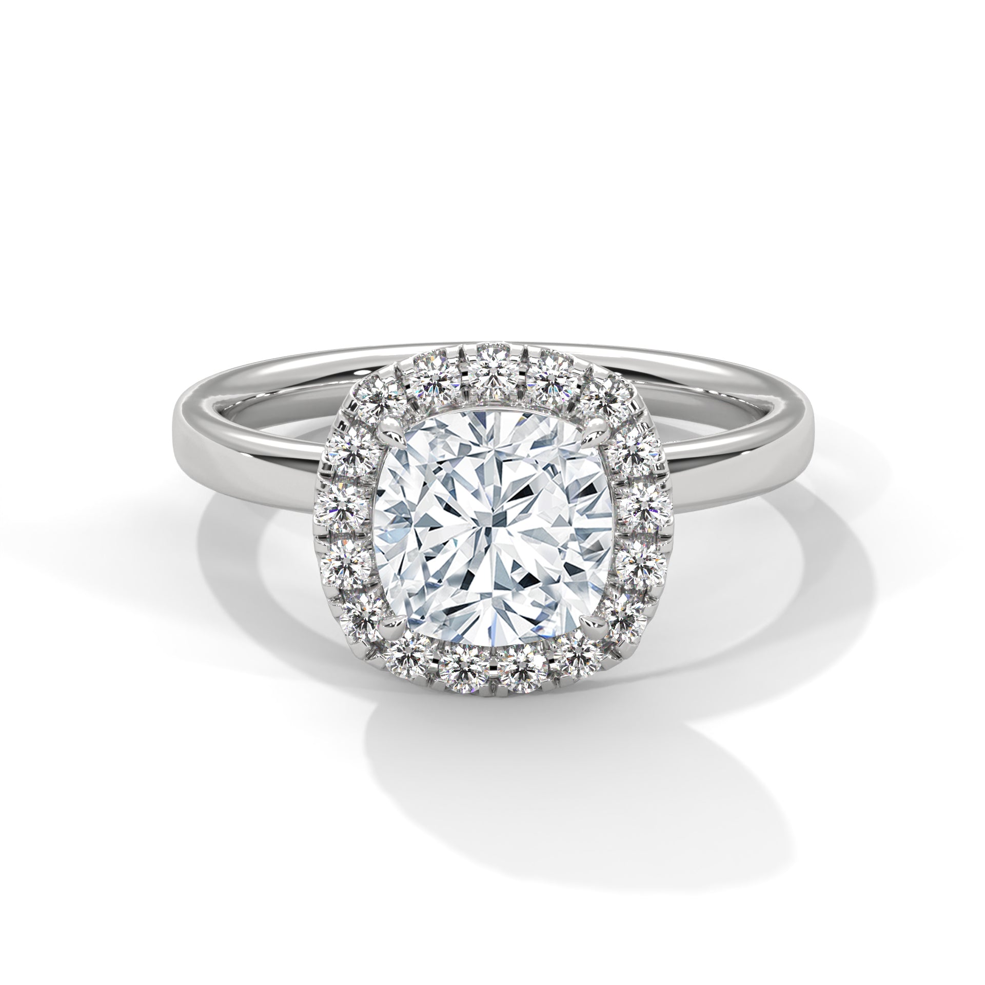 cushion-14k white gold|cushion-18k white gold|cushion-platinum