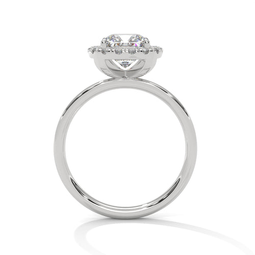 Load image 1 in gallery view. cushion-14k white gold|cushion-18k white gold|cushion-platinum