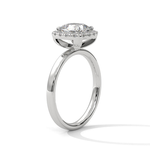 Load image 1 in gallery view. cushion-14k white gold|cushion-18k white gold|cushion-platinum