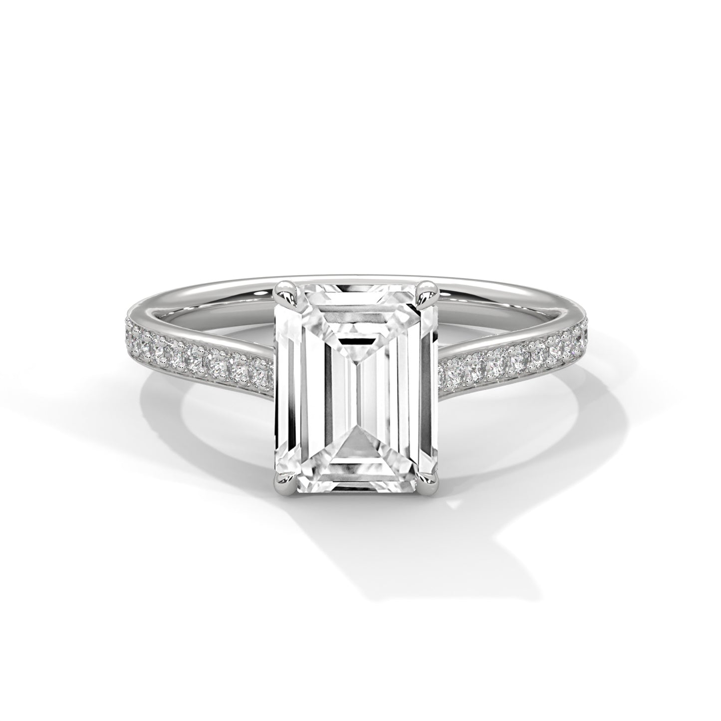 emerald-14k white gold|emerald-18k white gold|emerald-platinum
