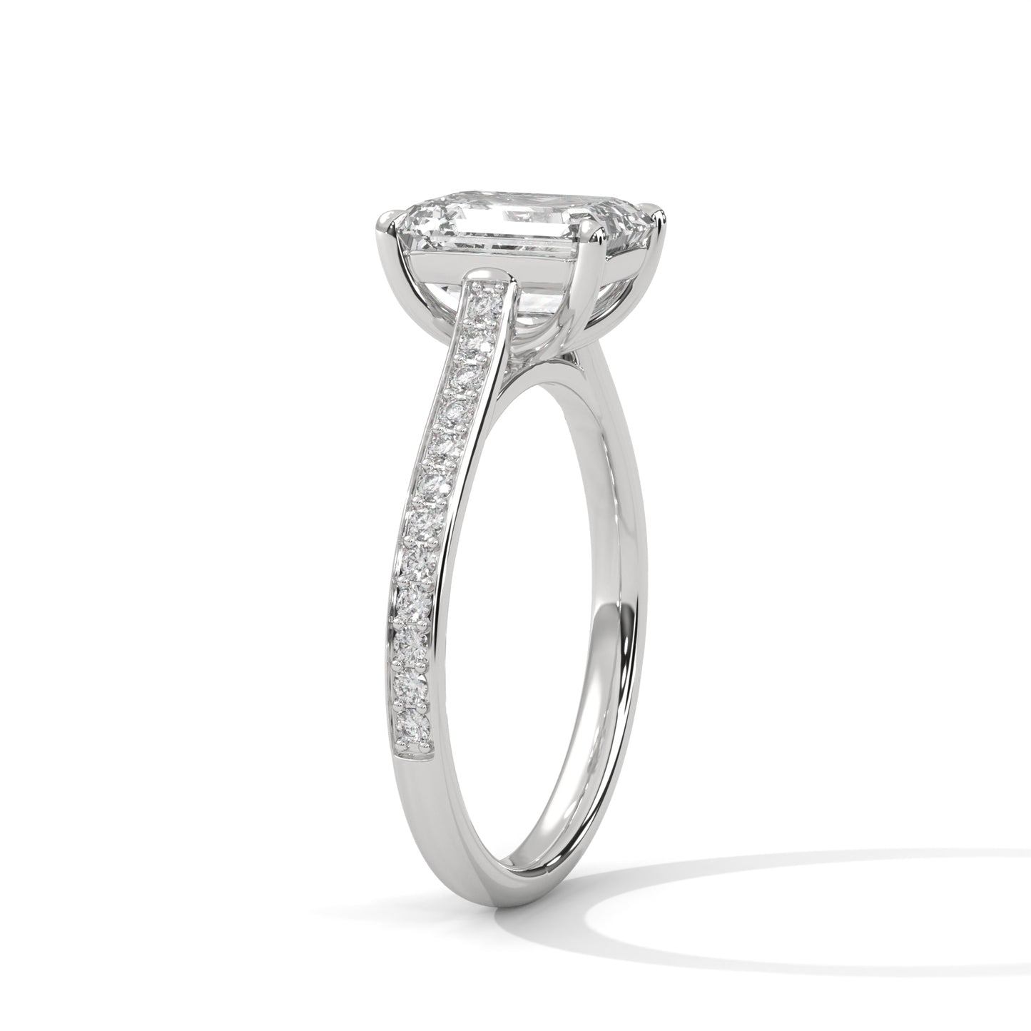 emerald-14k white gold|emerald-18k white gold|emerald-platinum