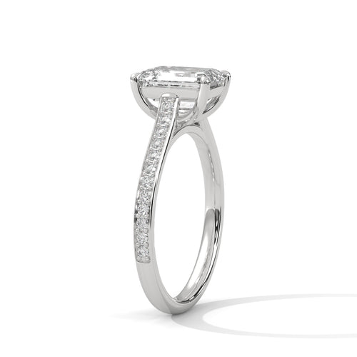 Load image 1 in gallery view. emerald-14k white gold|emerald-18k white gold|emerald-platinum