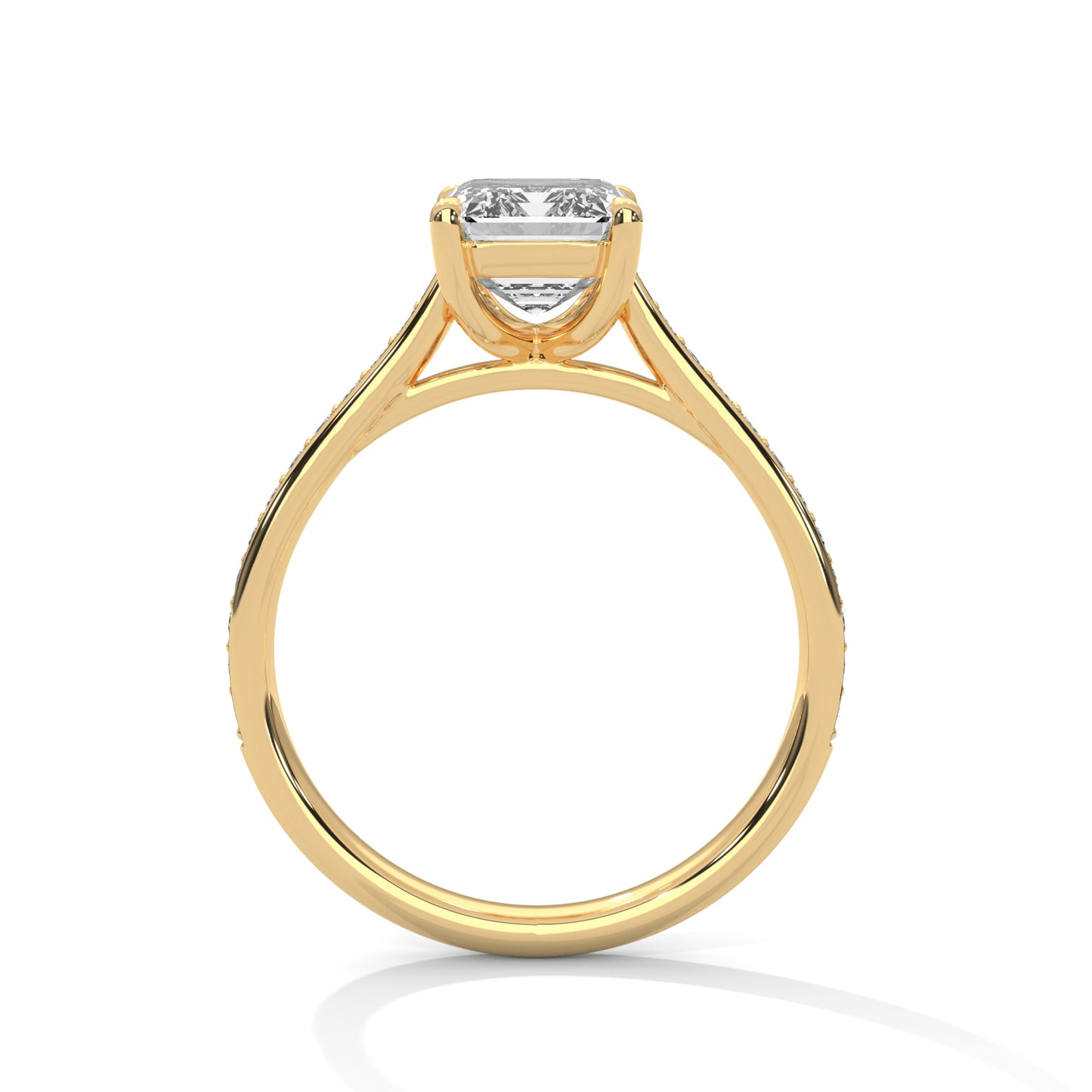 emerald-14k yellow gold|emerald-18k yellow gold