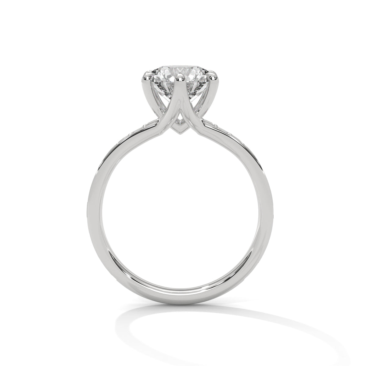 round-14k white gold|round-18k white gold|round-platinum