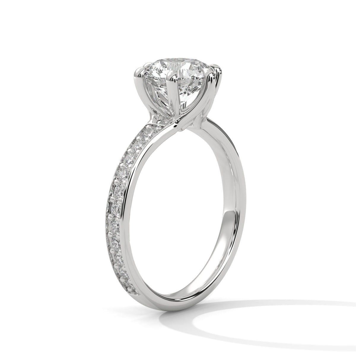 round-14k white gold|round-18k white gold|round-platinum