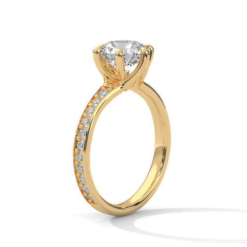 Load image 1 in gallery view. round-14k yellow gold|round-18k yellow gold