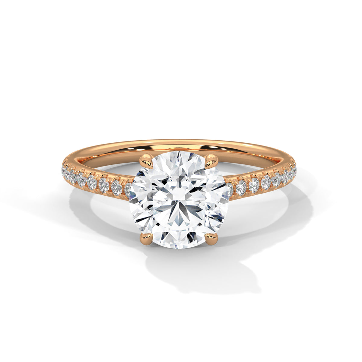 round-14k rose gold|round-18k rose gold