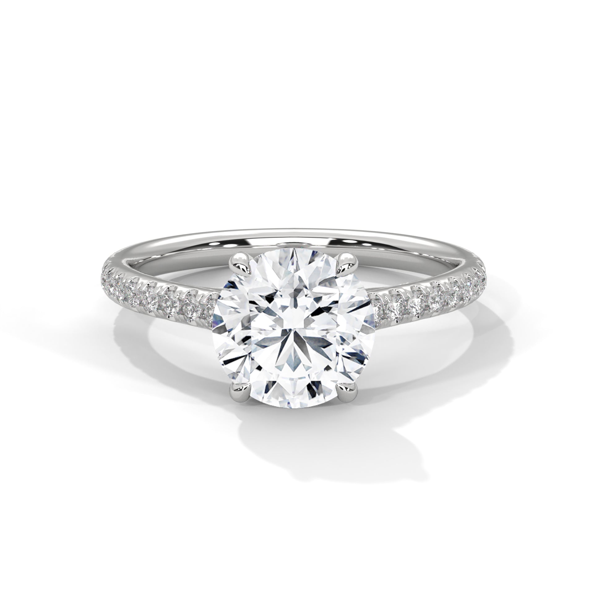 round-14k white gold|round-18k white gold|round-platinum