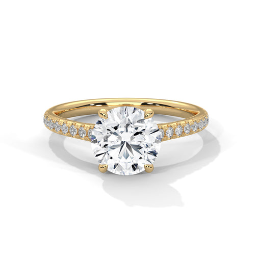 Load image 1 in gallery view. round-14k yellow gold|round-18k yellow gold