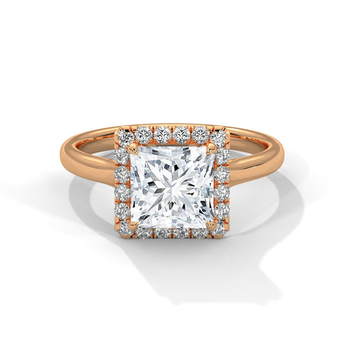 Load image 1 in gallery view. princess-14k rose gold|princess-18k rose gold