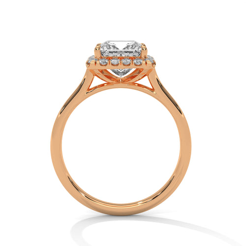 Load image 1 in gallery view. princess-14k rose gold|princess-18k rose gold