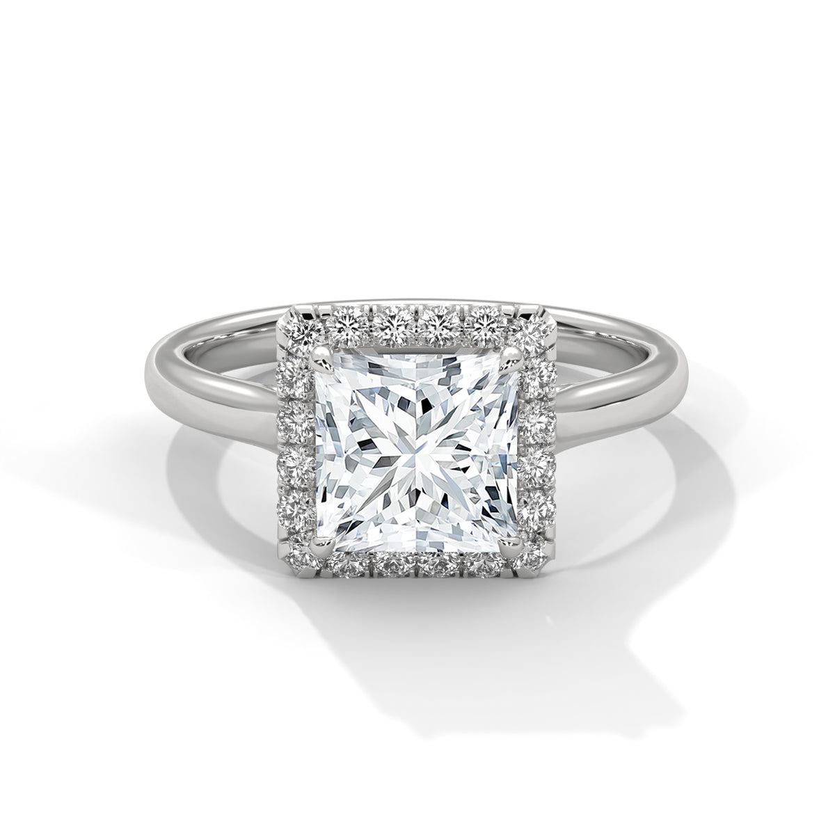 princess-14k white gold|princess-18k white gold|princess-platinum