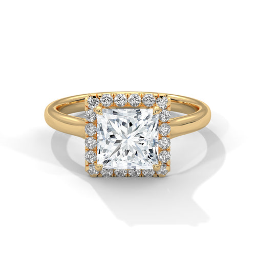 Load image 1 in gallery view. princess-14k yellow gold|princess-18k yellow gold