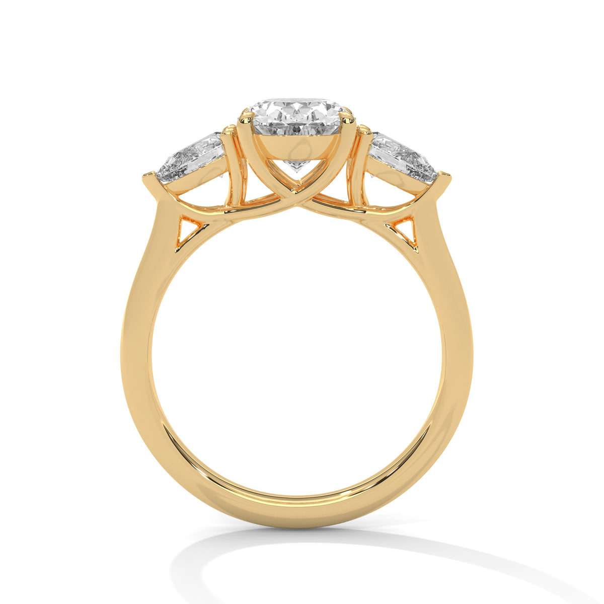 oval-14k yellow gold|oval-18k yellow gold
