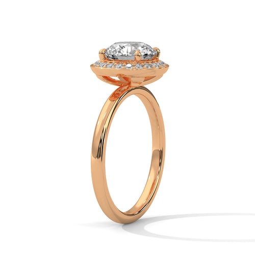 Load image 1 in gallery view. round-14k rose gold|round-18k rose gold