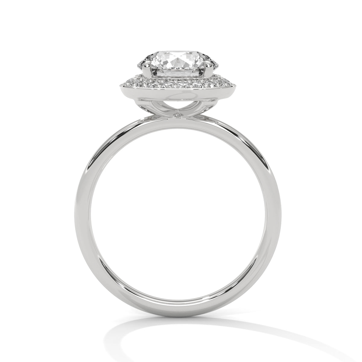 round-14k white gold|round-18k white gold|round-platinum