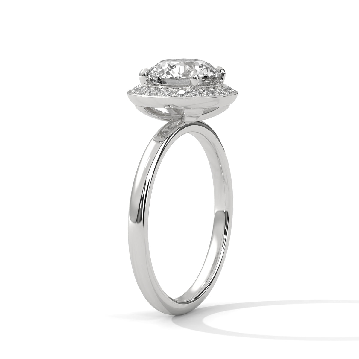 round-14k white gold|round-18k white gold|round-platinum