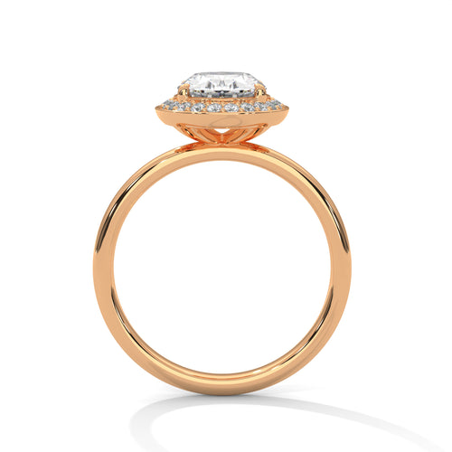 Load image 1 in gallery view. oval-14k rose gold|oval-18k rose gold