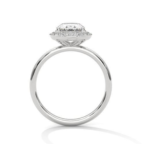 Load image 1 in gallery view. oval-14k white gold|oval-18k white gold|oval-platinum