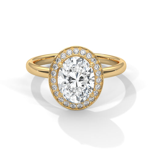 Load image 1 in gallery view. oval-14k yellow gold|oval-18k yellow gold