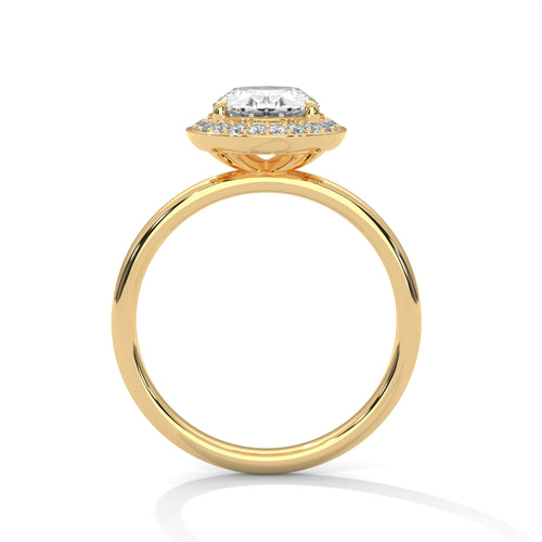 Load image 1 in gallery view. oval-14k yellow gold|oval-18k yellow gold