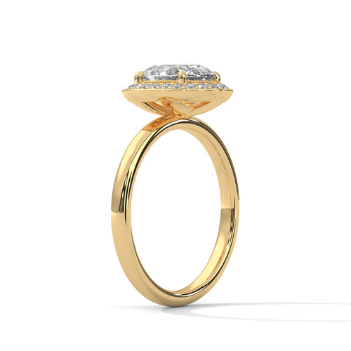 Load image 1 in gallery view. oval-14k yellow gold|oval-18k yellow gold